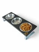 Kedi ve Köpekler İçin Dayanıklı Mama ve Su Standı Sağlıklı ve Şık Tasarım thumbnail 1