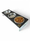 Kedi ve Köpekler İçin Dayanıklı Mama ve Su Standı Sağlıklı ve Şık Tasarım thumbnail 1