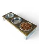 Kedi ve Köpekler İçin Dayanıklı Mama ve Su Standı Sağlıklı ve Şık Tasarım thumbnail 1