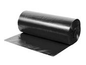 Endüstriyel Jumbo Boy Siyah Çöp Torbası Poşeti - 700 Gr. - 90 Litre - 80 x 110 Cm / 10 Adetlik 5 Rulo - 5