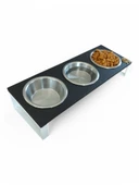 Kedi ve Köpekler İçin Dayanıklı Mama ve Su Standı Sağlıklı ve Şık Tasarım thumbnail 3