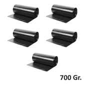 Endüstriyel Jumbo Boy Siyah Çöp Torbası Poşeti - 700 Gr. - 90 Litre - 80 x 110 Cm / 10 Adetlik 5 Rulo - 2