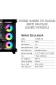 gameagle Storm 7 Argb Fanlı Oyuncu Bilgisayar Kasası 850w 80 Plus Bronz Power'lı (SİYAH) - 3