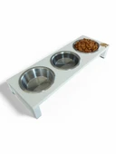 Kedi ve Köpekler İçin Dayanıklı Mama ve Su Standı Sağlıklı ve Şık Tasarım thumbnail 3