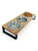 Kedi ve Köpekler İçin Dayanıklı Mama ve Su Standı Sağlıklı ve Şık Tasarım thumbnail 3