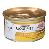 Gourmet Gold Kıyılmış Tavuklu Yetişkin Kedi Konservesi 85gr x 24 Adet - 1