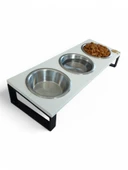 Kedi ve Köpekler İçin Dayanıklı Mama ve Su Standı Sağlıklı ve Şık Tasarım thumbnail 3