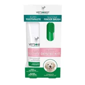 Vets Best Yavru Köpekler için Ağız ve Diş Bakım Seti 5,5cm 100gr - 1