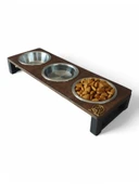 Kedi ve Köpekler İçin Dayanıklı Mama ve Su Standı Sağlıklı ve Şık Tasarım thumbnail 1