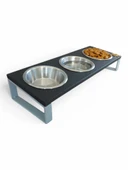 Kedi ve Köpekler İçin Dayanıklı Mama ve Su Standı Sağlıklı ve Şık Tasarım thumbnail 3