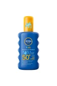 Nivea Baby Nivea Sun Çocuk Renkli Nemlendirici Güneş Spreyi Gkf 50+ 200 Ml - 1