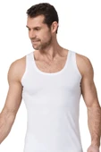 Altunkoza underwear Has Altunkoza 12'li Beyaz Penye Elastane Erkek Atlet 14011 - 1