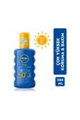 Nivea Baby Nivea Sun Çocuk Renkli Nemlendirici Güneş Spreyi Gkf 50+ 200 Ml - 2