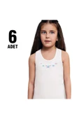 Güryıldız 27220 Geniş Askılı Işlemeli Kız Çocuk Atlet 6'lı - 1