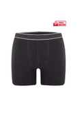 Has Altunkoza Erkek 3'lü Beyaz - Antrasit - Lacivert Bambu Boxer Short Yumuşak Esnek Bel Bandı Nefes Alabilir - 2