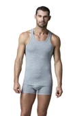 Güryıldız Underwear 6'lı Gri Ribana Sporcu Atlet 24008 - 1