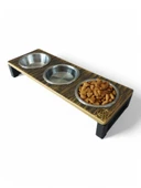 Kedi ve Köpekler İçin Dayanıklı Mama ve Su Standı Sağlıklı ve Şık Tasarım thumbnail 1