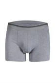 Güryıldız Underwear Güryıldız 3'lü Gri Kısa Spor Kesim Likralı Boxer 24513 - 2