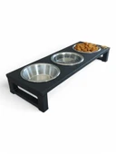 Kedi ve Köpekler İçin Dayanıklı Mama ve Su Standı Sağlıklı ve Şık Tasarım thumbnail 3