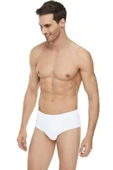 Güryıldız Erkek Beyaz 12 Adet Penye Slip Pamuklu Külot  24501 - 1