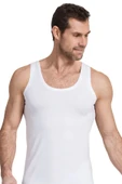 Altunkoza underwear Has Altunkoza 12'li Beyaz Penye Elastane Erkek Atlet 14011 - 2