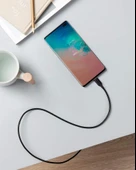 Anker PowerLine III USB-C To USB-C 0.9 Metre Data/Şarj Kablosu Siyah 60W Güç Destekli A8852 - 6