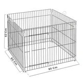 Ferplast Köpek Eğitim Kafesi 80x80x62 - 2