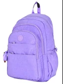 Relaxion Krinkıl Su Geçirmez Astarlı Kumaş Okul Seyahat Sırt Çantası 1625 - 7