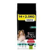 Pro Plan Medium Kuzulu Orta Irk Yetişkin Köpek Maması 14Kg+2,5Kg - 2