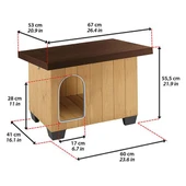 Ferplast Baita 60 Köpek Kulübesi - 2