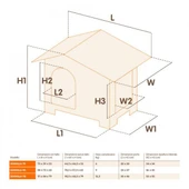 Ferplast Dog Villa 110 Plus Köpek Kulübesi - 4