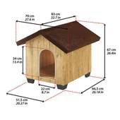 Ferplast Domus Köpek Kulübesi Medium - 2