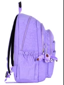 Relaxion Krinkıl Su Geçirmez Astarlı Kumaş Okul Seyahat Sırt Çantası 1625 - 4