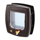 Ferplast Swing 7 Manyetik Mıknatıslı Kedi Kapısı Kahverengi - 1