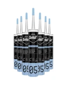 Selsil Şeffaf Banyo Duşakabin Mutfak Fayans Silikonu 280 ml - 25’li Koli - 1
