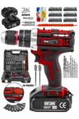 DAFLONG ÇELİK MANDREN ÇELİK SANZUMAN DARBELİ SU TERAZİLİ ŞARJLI MATKAP-KRMZ - 1