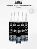 Selsil Poliüretan Beyaz Mastik 280 Ml - 5 Adet thumbnail 1