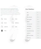 Hts 321 Gri Döner Tablalı Mobilya Tekerleği 50x20mm 4'lü Set thumbnail 2