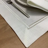 Gümüş Piko Çift Sıra Amerıkan Servis (4) & Peçete (4) Set -8 parça thumbnail 3