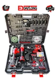 DAFLONG ULTRA PRO KÖMÜRSÜZ 4 BATARYALI ÇELİK SANZUMAN 5'Lİ SET SUNTA KESMELİ - 2
