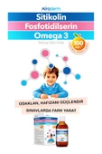 Miraderm Cognizin Sitikolin Fosfotidilserin Omega 3 Portakal Aromalı Şurup 100ml thumbnail 2