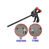 Eltos 6x150 MM Hafif Tip Sürgülü Tek Ele Uygun Iç Dış Işkence Kıskaçn11 - 2