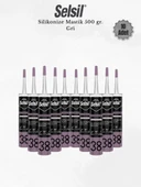 Selsil Silikonize Gri Mastik 500 Gr - 10 Adet thumbnail 1