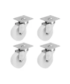 Hts 341 Polyamid Makaralı Tablalı 75x25 Teker 4 Adet - 1