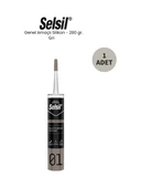 Selsil Genel Amaçlı Gri Silikon 280 Gr. thumbnail 1