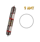 Selsil Poliüretan Beyaz Sosis Mastik 600 Ml. 5 Adet thumbnail 1