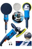 DAFLONG 1800W 6 Kademe Çelik Şanzuman Devir Ayarlı Polisaj Makinasi Zımpara Pasta Cila Makinesi - 2