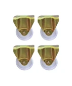 Hts 741 Frenli Vidalı Mobilya Tekeri 74mm 4'lü Set - 1