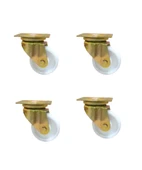 Hts 731 Çift Bilyalı Frenli Mobilya Tekeri 50mm 4'lü Set - 1