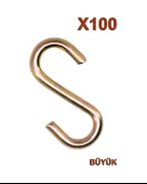 Beşel S Kanca Büyük 100 Adet - 1
